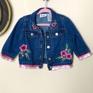 CRADLE Togs embroidered denim jacket